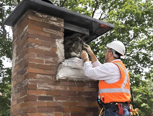 Humane removal of debris and animals by La Mirada Chimney Sweep in La Mirada, CA
