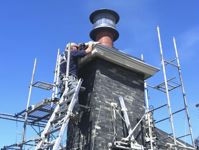Sturdy chimney crown finished by La Mirada Chimney Sweep in La Mirada, CA