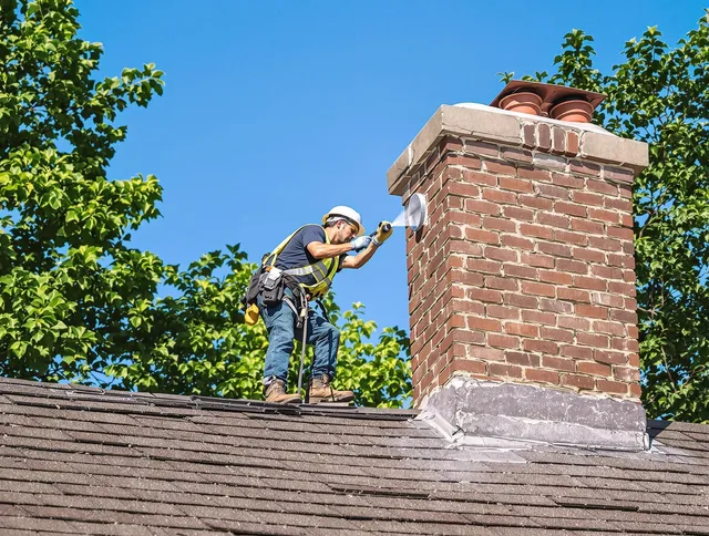 La Mirada Chimney Sweep performing an inspection with advanced tools in La Mirada, CA