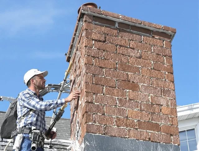 Brickwork for a chimney rebuild by La Mirada Chimney Sweep in La Mirada, CA