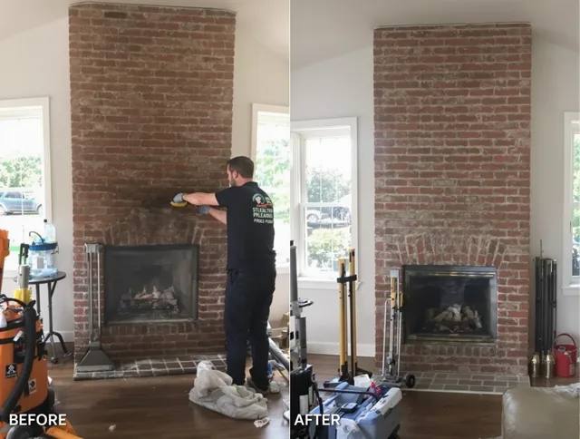 Finished chimney sweeping service by La Mirada Chimney Sweep in La Mirada, CA