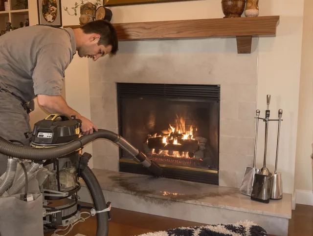 Routine fireplace upkeep by La Mirada Chimney Sweep in La Mirada, CA